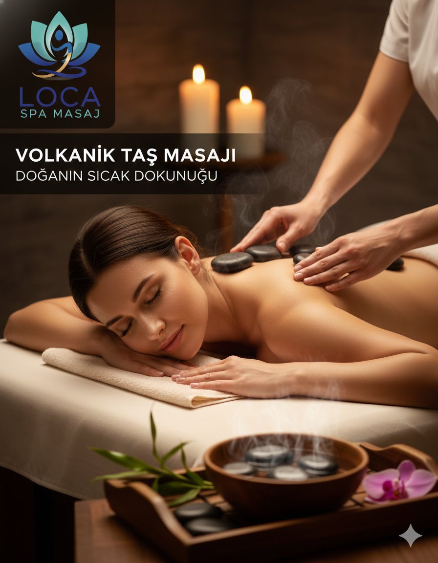 Volkanik Taş Masajı